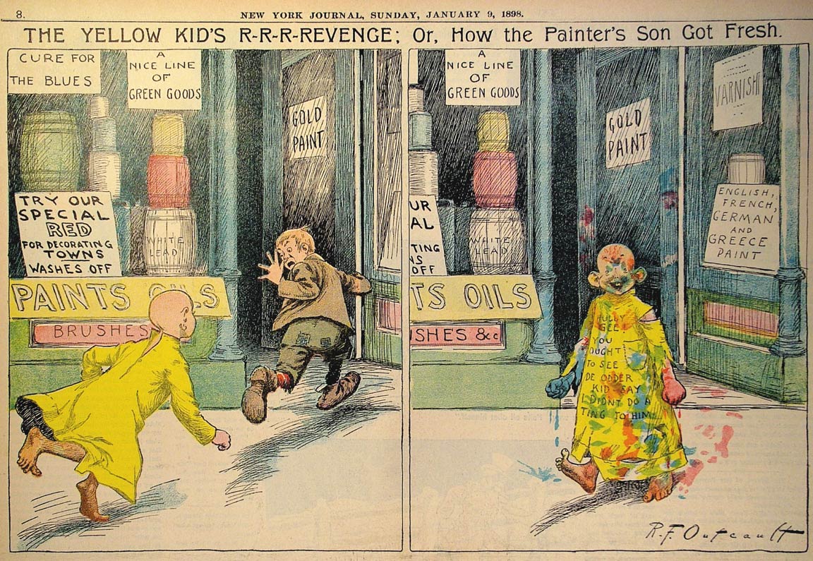 Il fumetto Yellow Kid (1898-01-09)