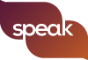 Logo Speak Trans White