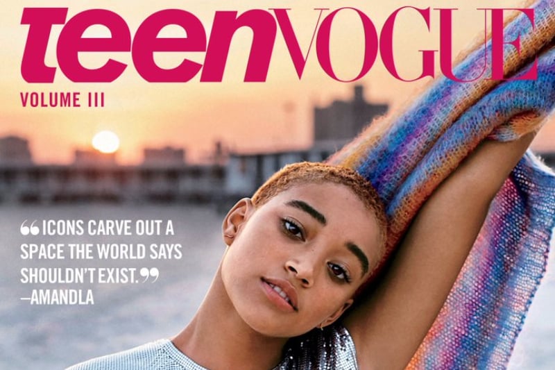 Una copertina di Teen Vogue, il magazine di Vogue America dedicato ai teenagers